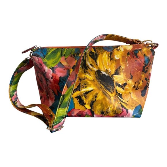 Imoshion Handbags - Imoshion Colourful Abstract Floral Crossbody Bag